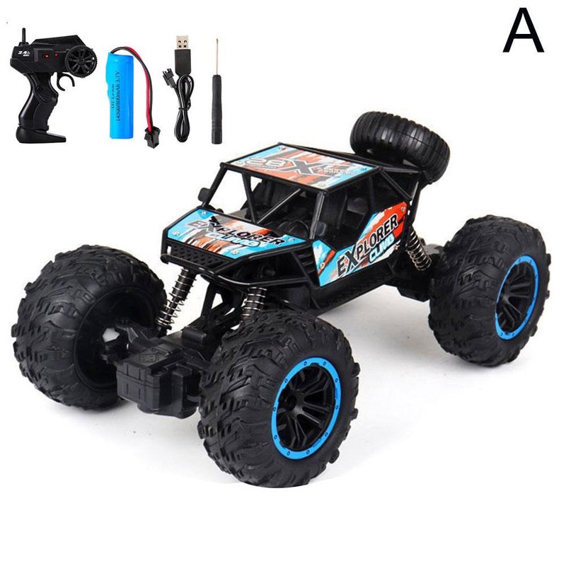 Extra Large Off-Road Alloy Remote Control Car Electric High-Speed ​​Four-Wheel Drive Climbing Car Children's Boys Remote Control Car Toy